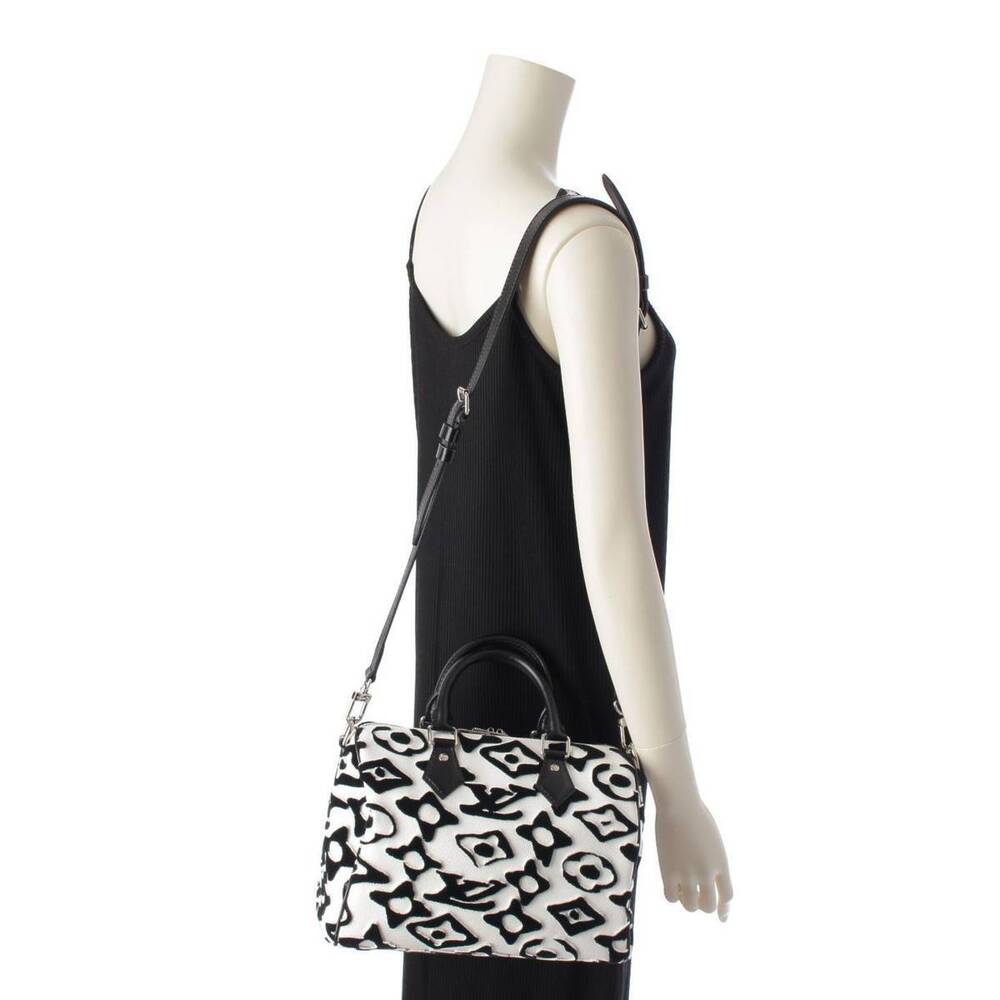 Louis Vuitton Urs Fischer Speedy Bandouliere Handbag White - Picture 10 of 10